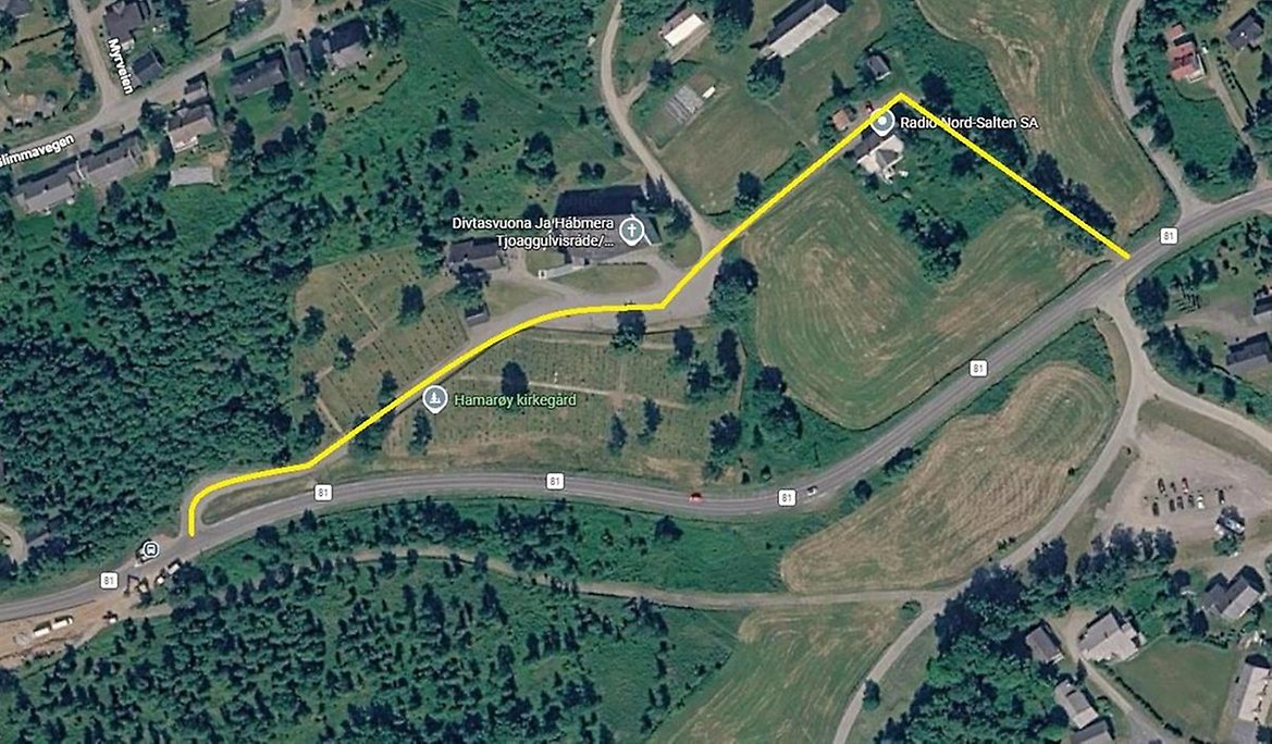 Ny trase for myke trafikanter på Presteid