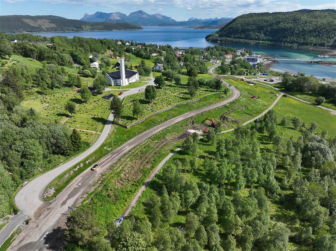 Ny trase for myke trafikanter på Presteid